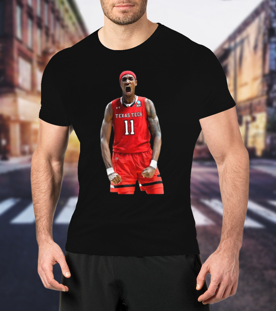 Tariq Owens Texas Tech Red Raiders Basketball 11 NCAA Tournament Roar T-Shirt