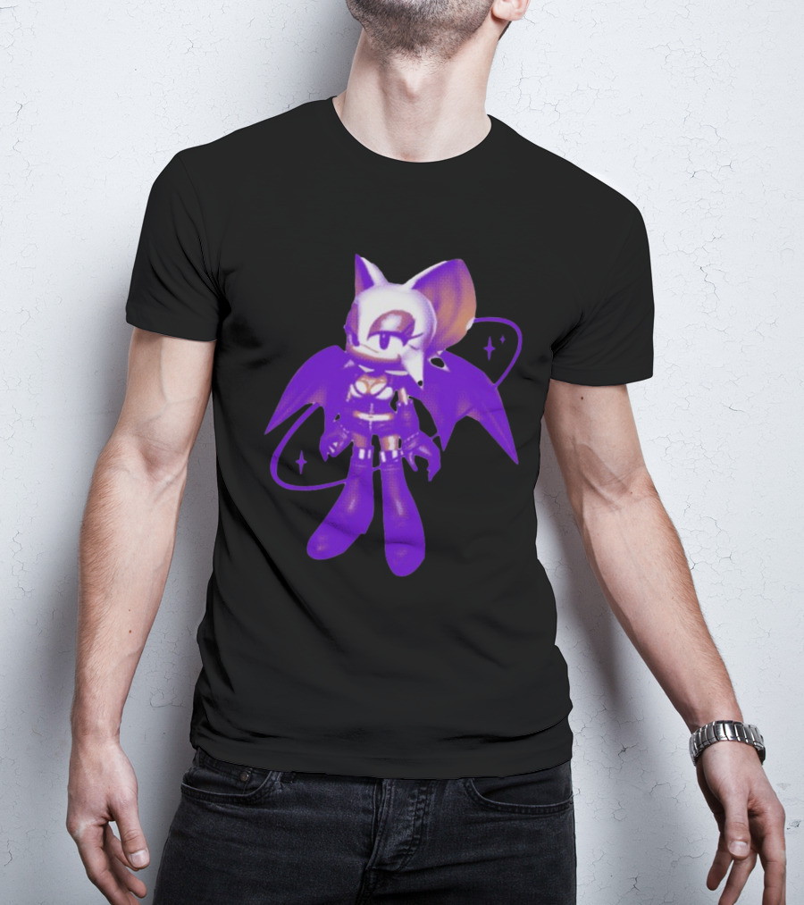 Mamonoworld Y2k Rouge Bat Character T-Shirt