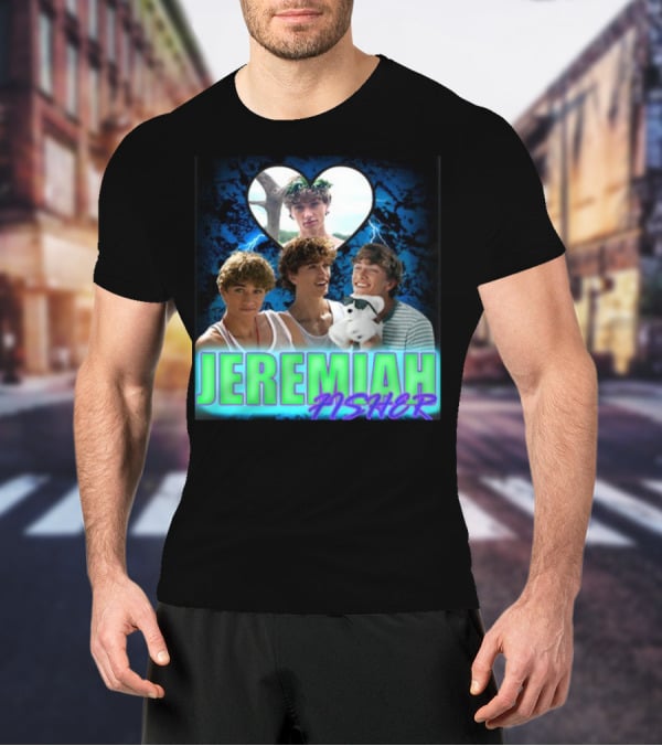 JEREMIAH FISHER Heart Lightning Trio T-Shirt