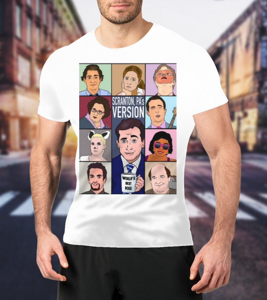 Scranton PA's Version The Office Eras World's Best Boss T-Shirt