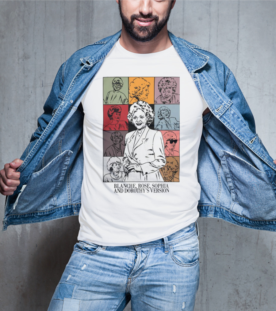 Blanche Rose Sophia Dorothy's Version Pop Art Portraits T-Shirt