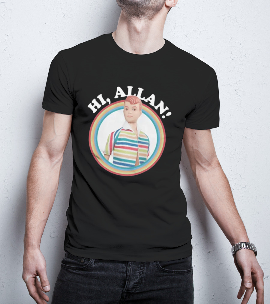 Hi Allan Retro Rainbow Toy T-Shirt