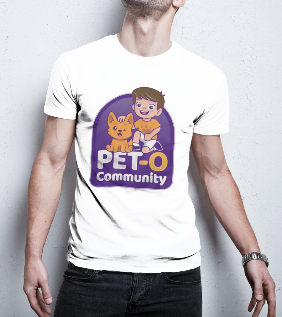 PET-O Community Winking Dog Child Cartoon T-Shirt