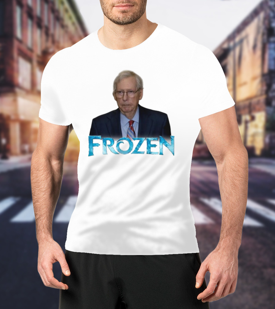 Mitch McConnell Frozen Parody Image With Frozen T-Shirt