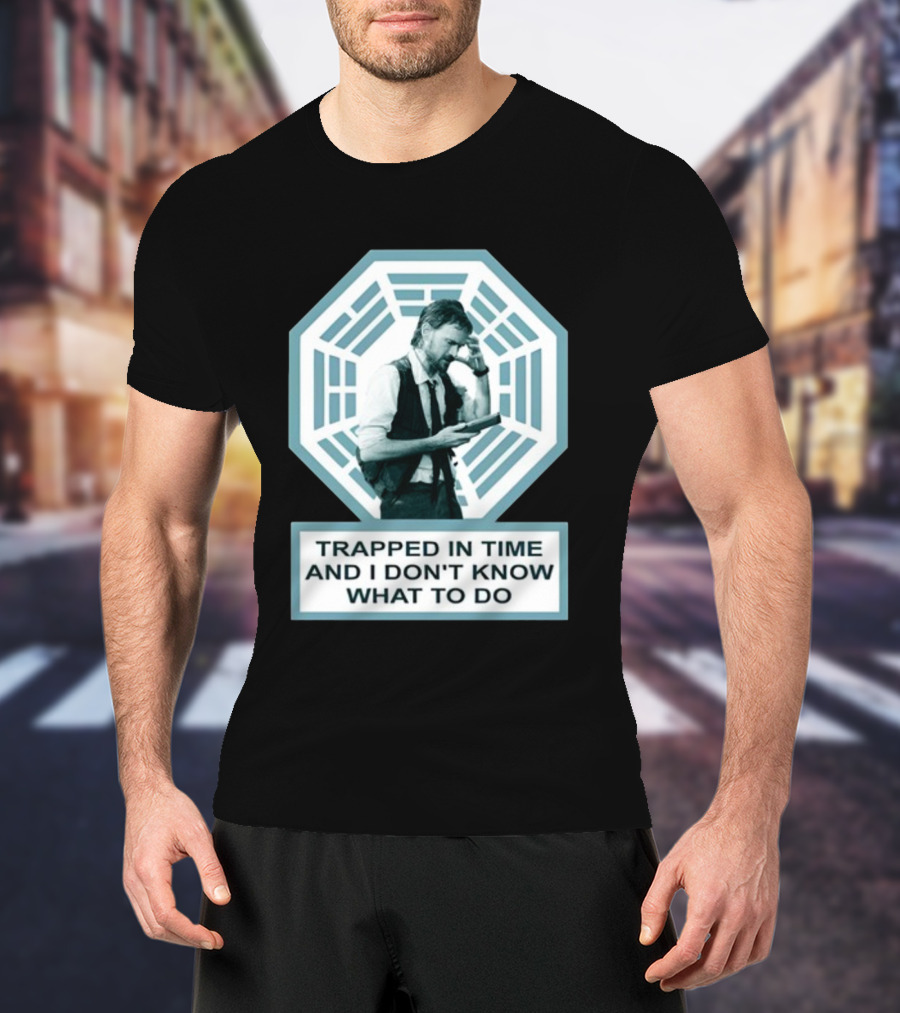 Daniel Faraday Trapped In Time Dharma Initiative Paradox Quandary T-Shirt