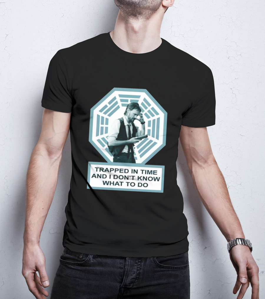 Daniel Faraday Trapped In Time Dharma Initiative Paradox Quandary T-Shirt