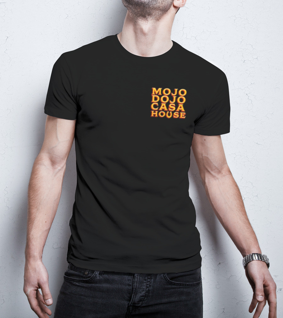 Mojo Dojo Casa House Bold Neon Text T-Shirt