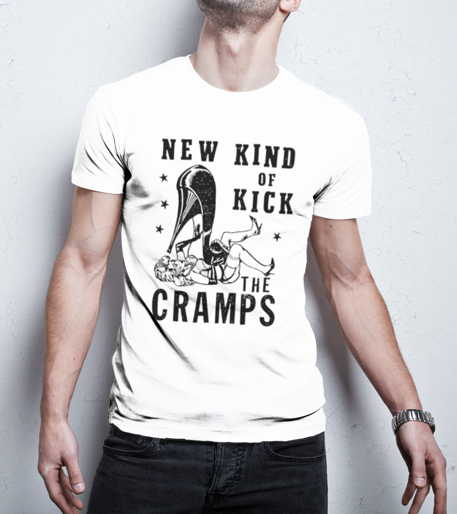 New Kind Of Kick The Cramps Retro Pin-Up T-Shirt