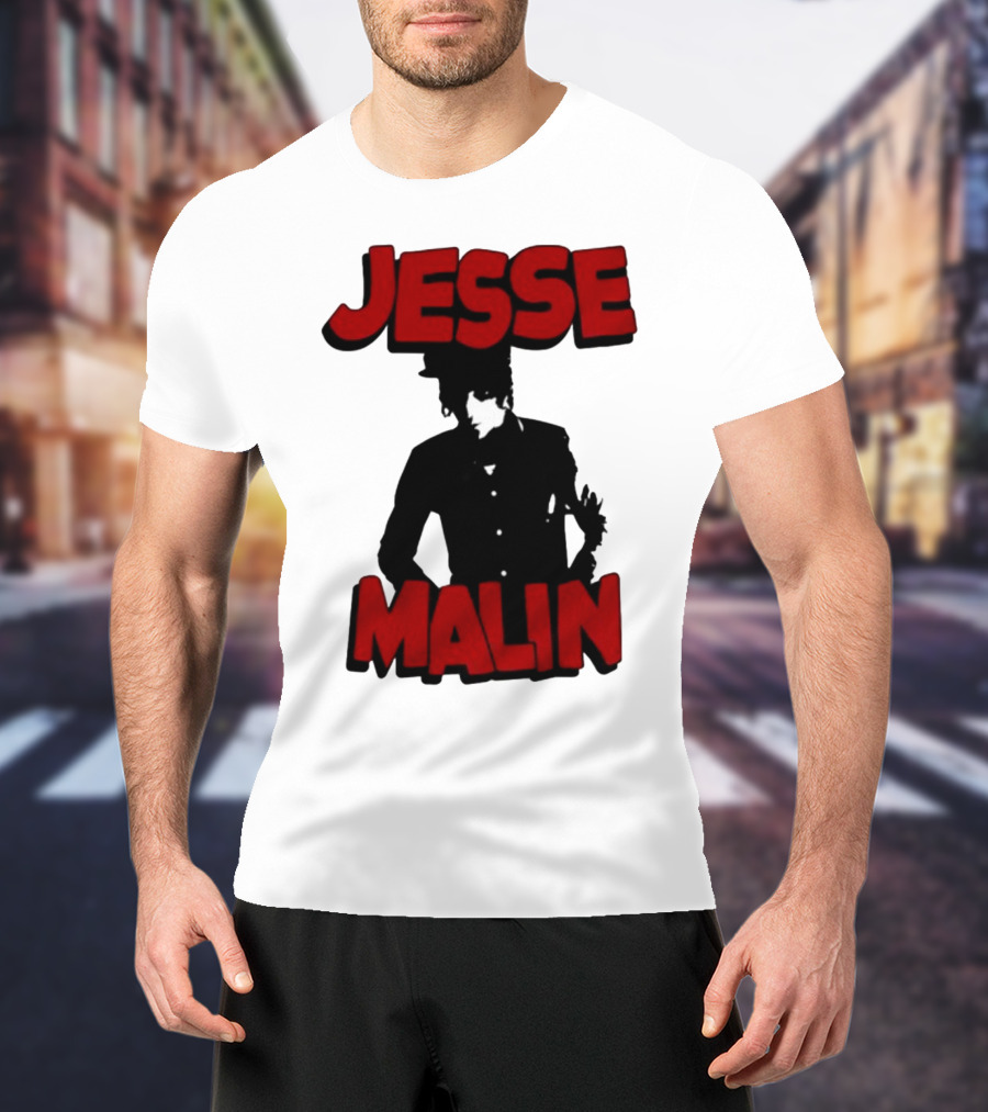 Jesse Malin Bold Red Text T-Shirt