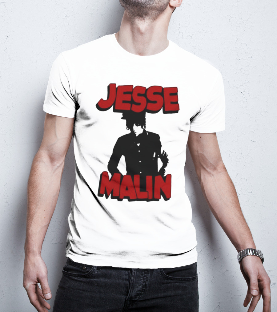 Jesse Malin Bold Red Text T-Shirt