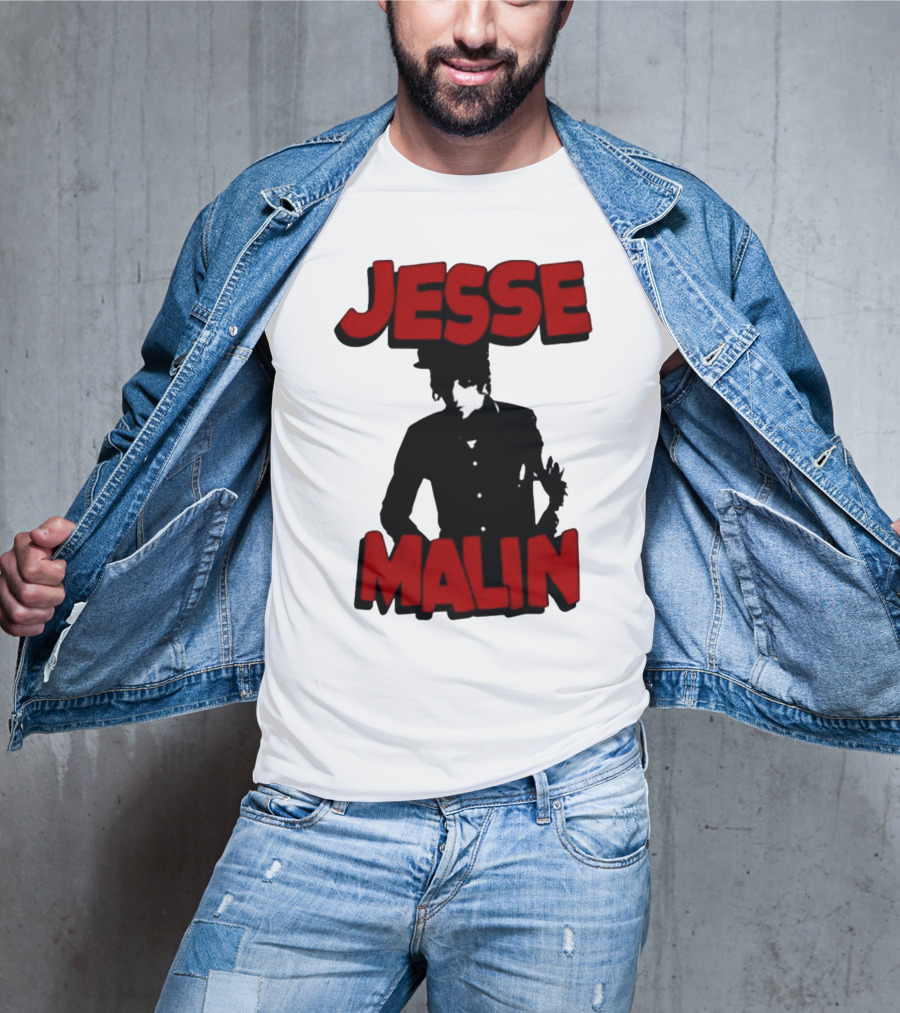 Jesse Malin Bold Red Text T-Shirt