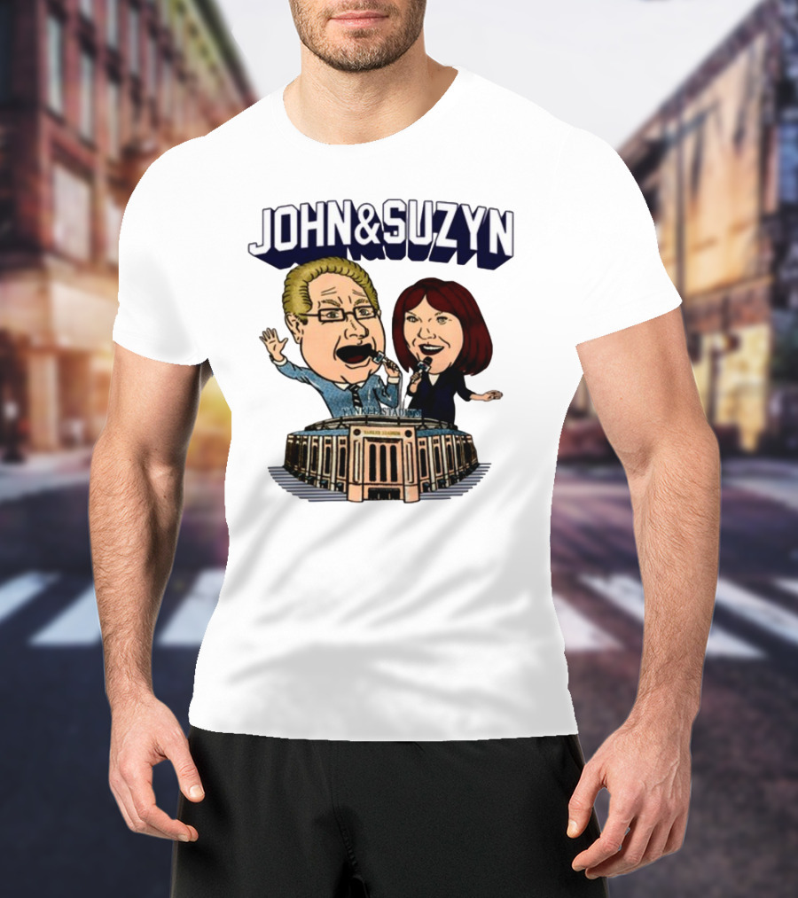 John And Suzyn Night Yankee Stadium T-Shirt