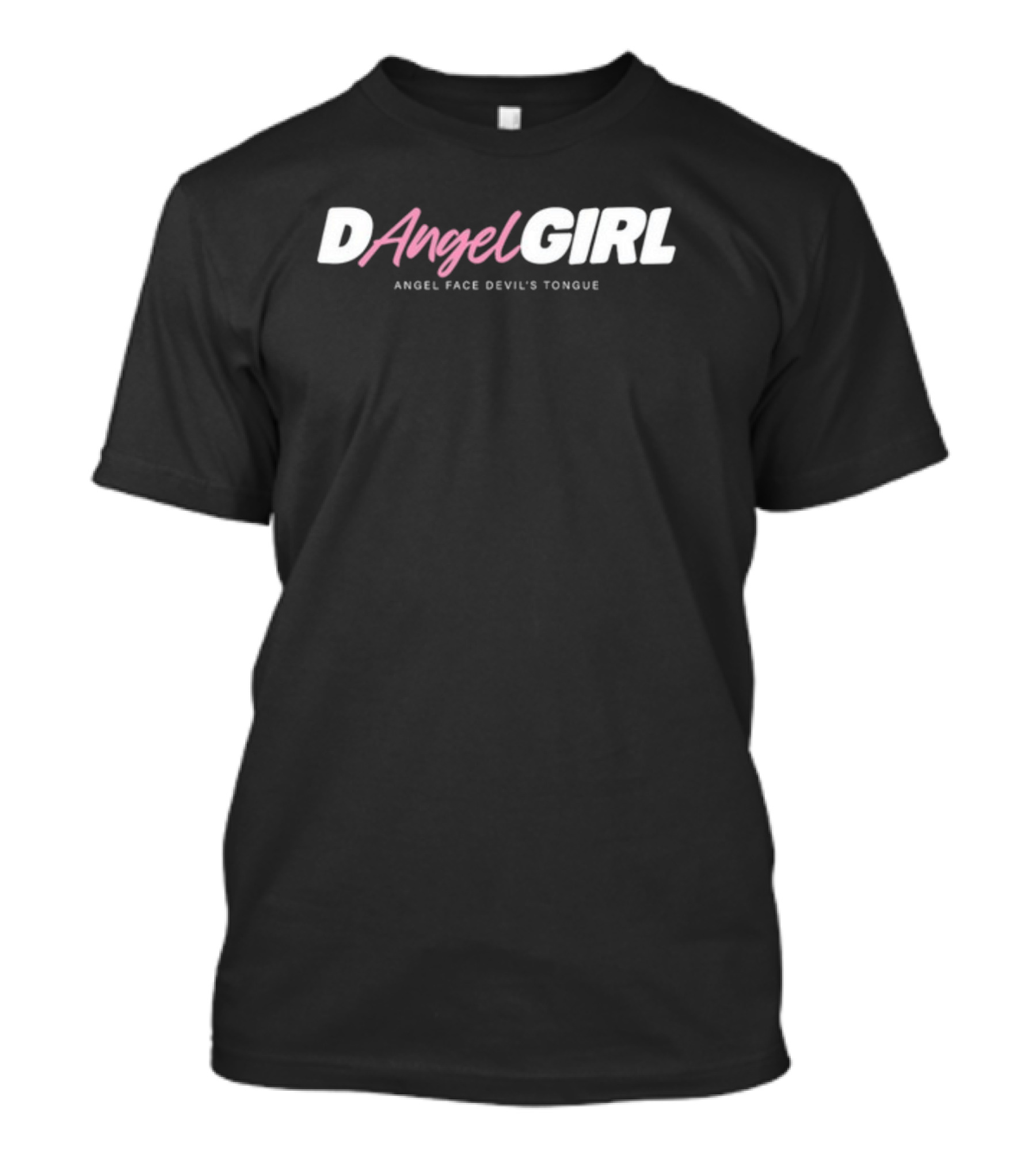 D Angel Girl Angel Face Devil's Tongue T-Shirt