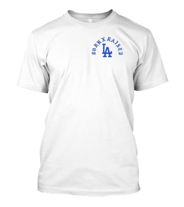 Born X Raised LA Dodgers-Inspired Los Angeles Typography T-Shirt
