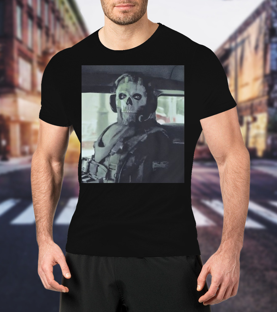 Modern Warfare II Ghost Mask Operator Stare T-Shirt