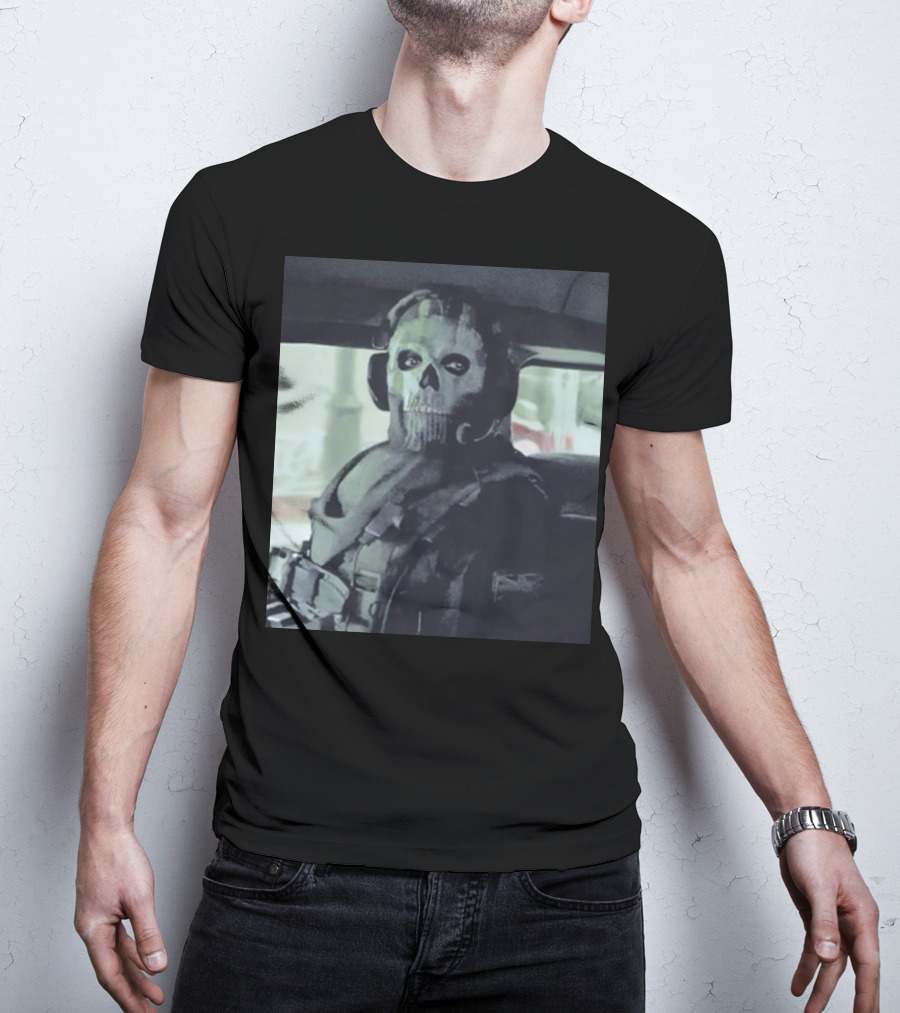 Modern Warfare II Ghost Mask Operator Stare T-Shirt