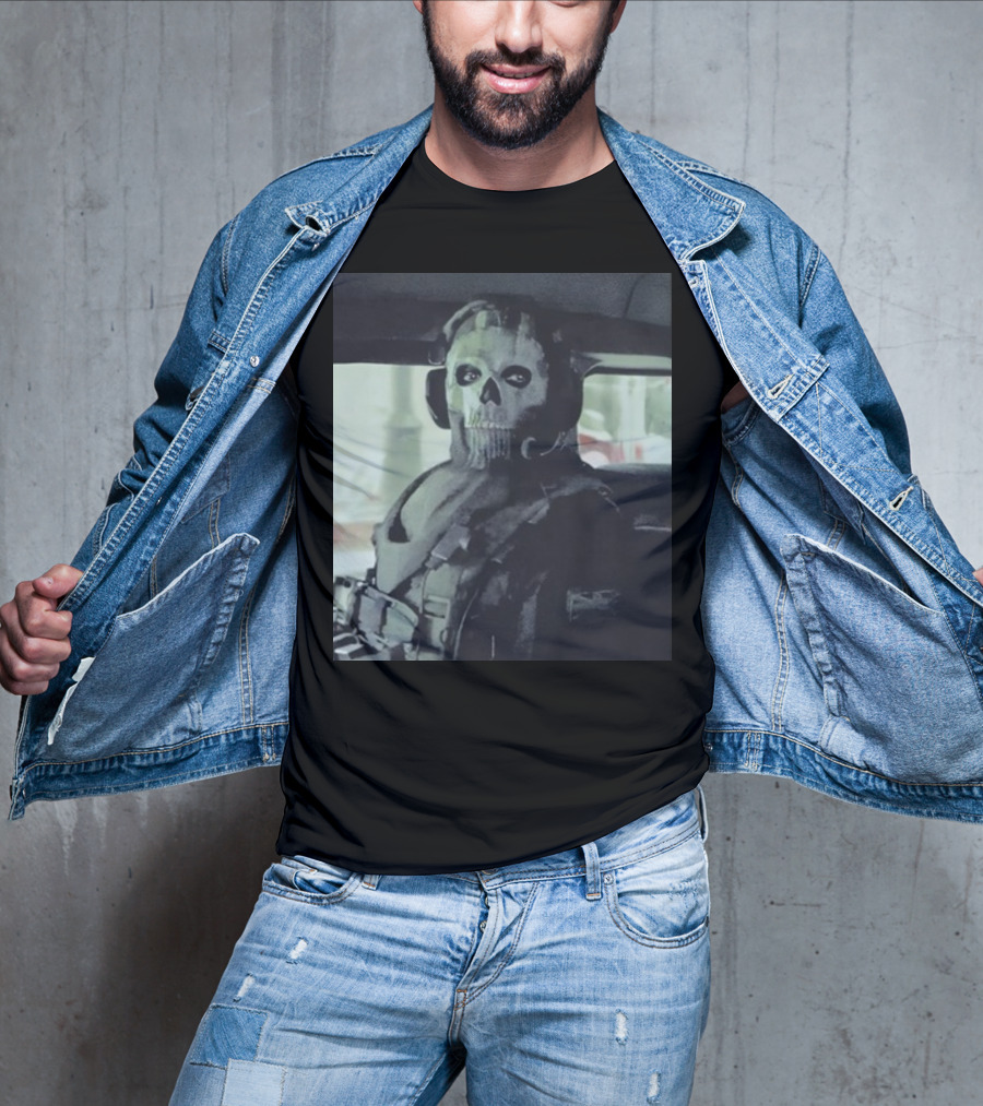 Modern Warfare II Ghost Mask Operator Stare T-Shirt