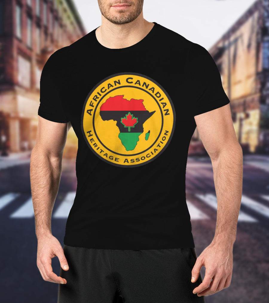 African Canadian Heritage Association Papa Burgundy T-Shirt