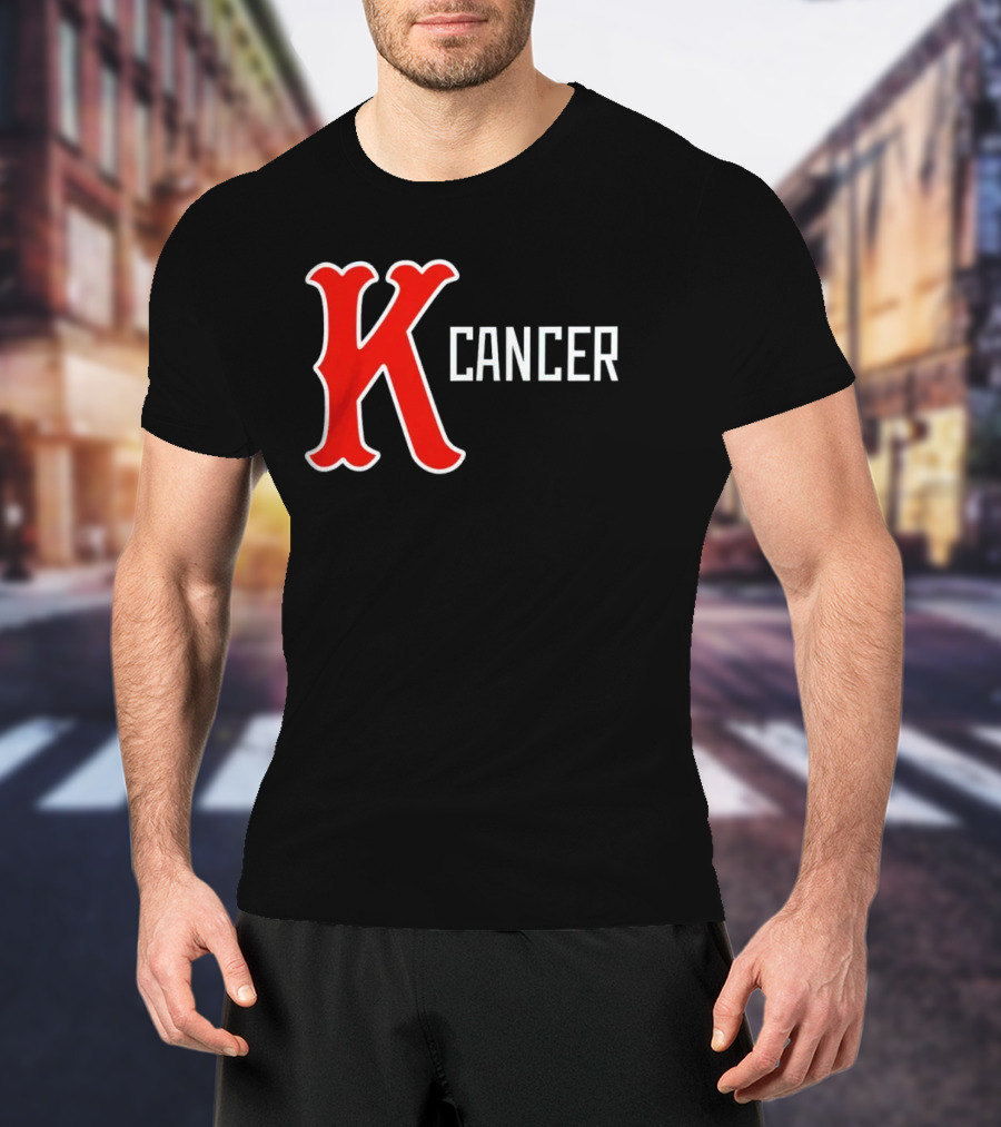 Boston Red Sox K Cancer T-Shirt