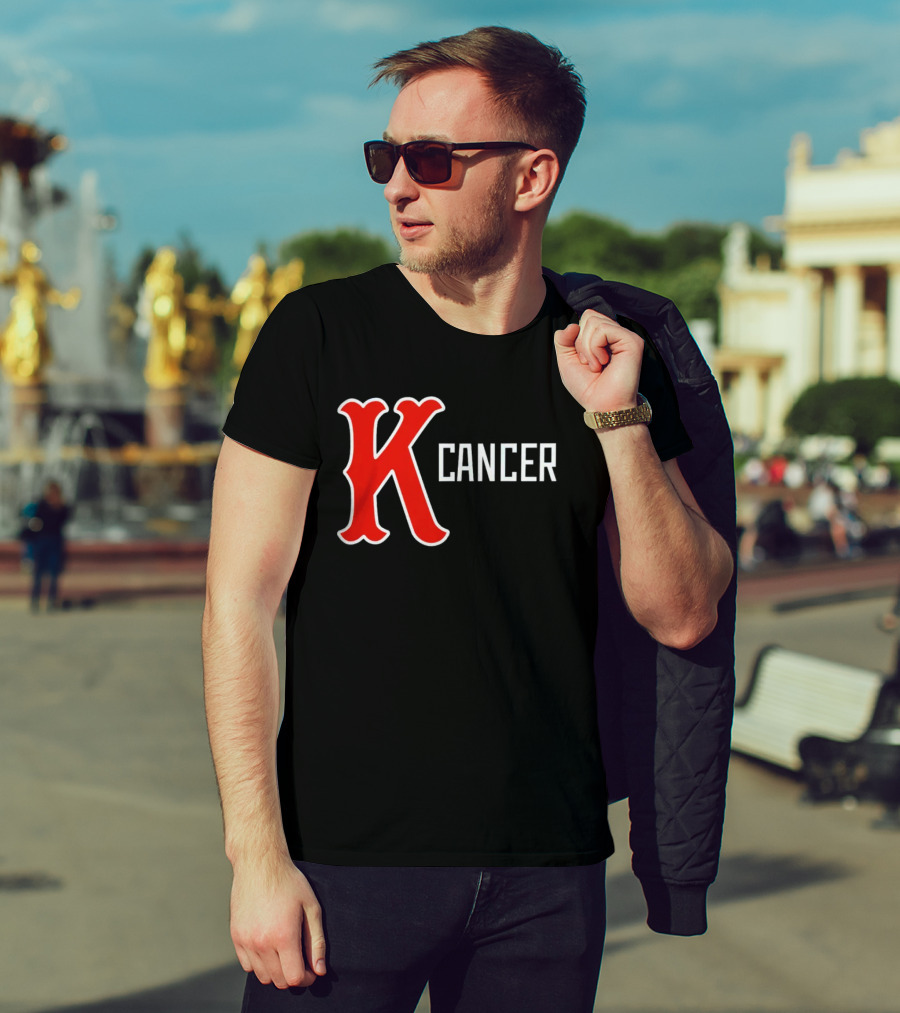 Boston Red Sox K Cancer T-Shirt