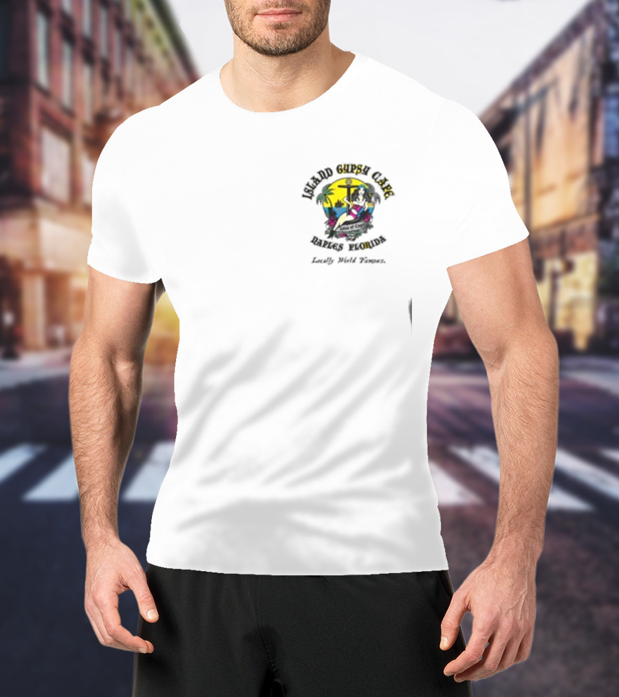 Island Gypsy Key West Florida Tropical Scene T-Shirt