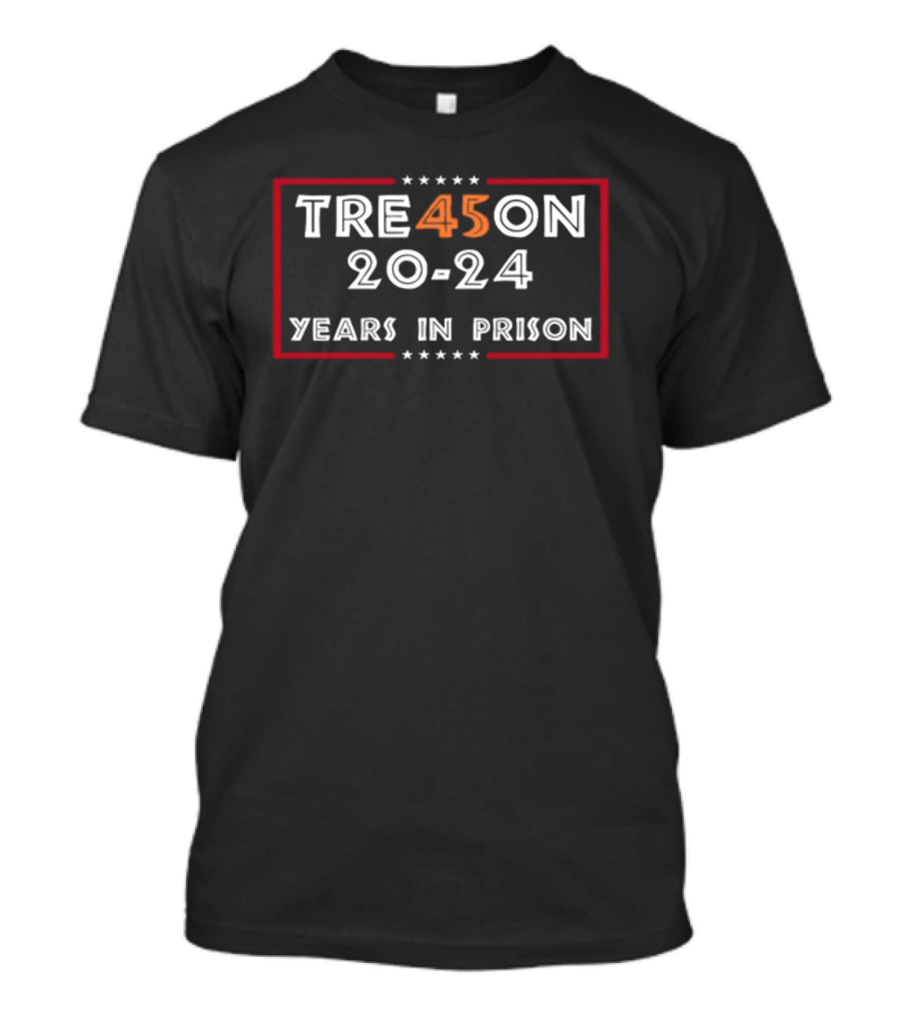 Emily Winston Tre45on 20-24 Years In Prison Stars Text T-Shirt