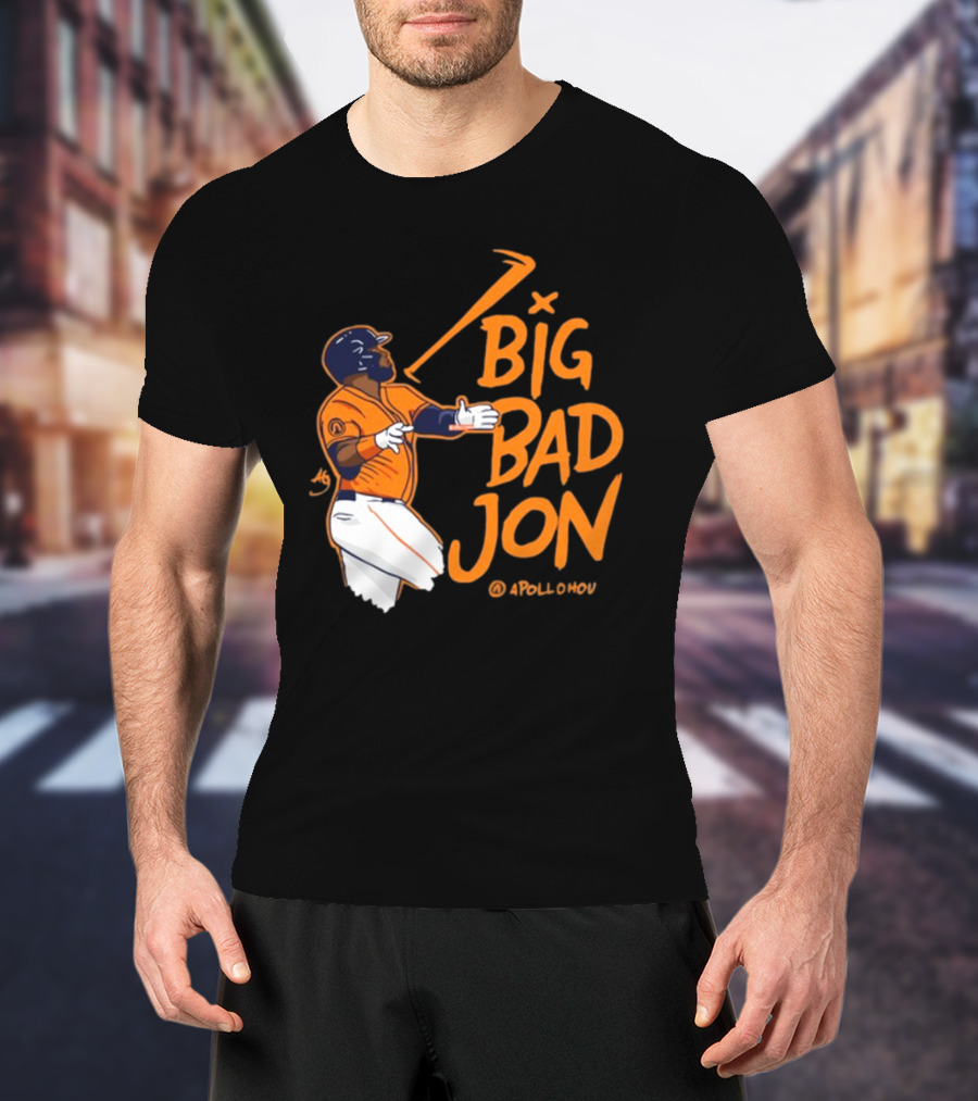 Big Bad Jon Singleton Apollo Houston Baseball Player T-Shirt