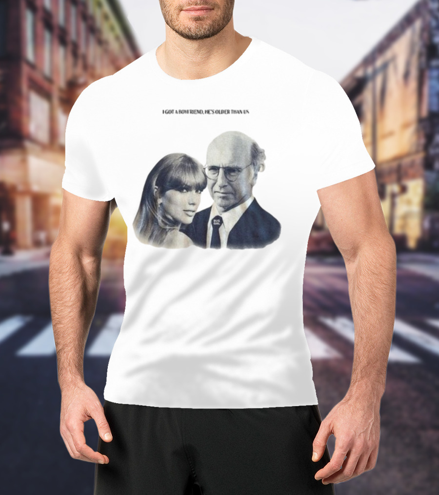 Buggirl200 Larry David Swiftie Baseball Photo Mashup T-Shirt