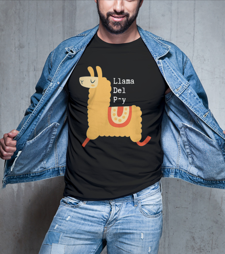 Llama Del P~y Funny Music T-Shirt