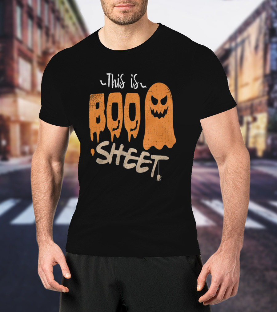 This Is Boo Sheet Halloween Ghost Puns T-Shirt