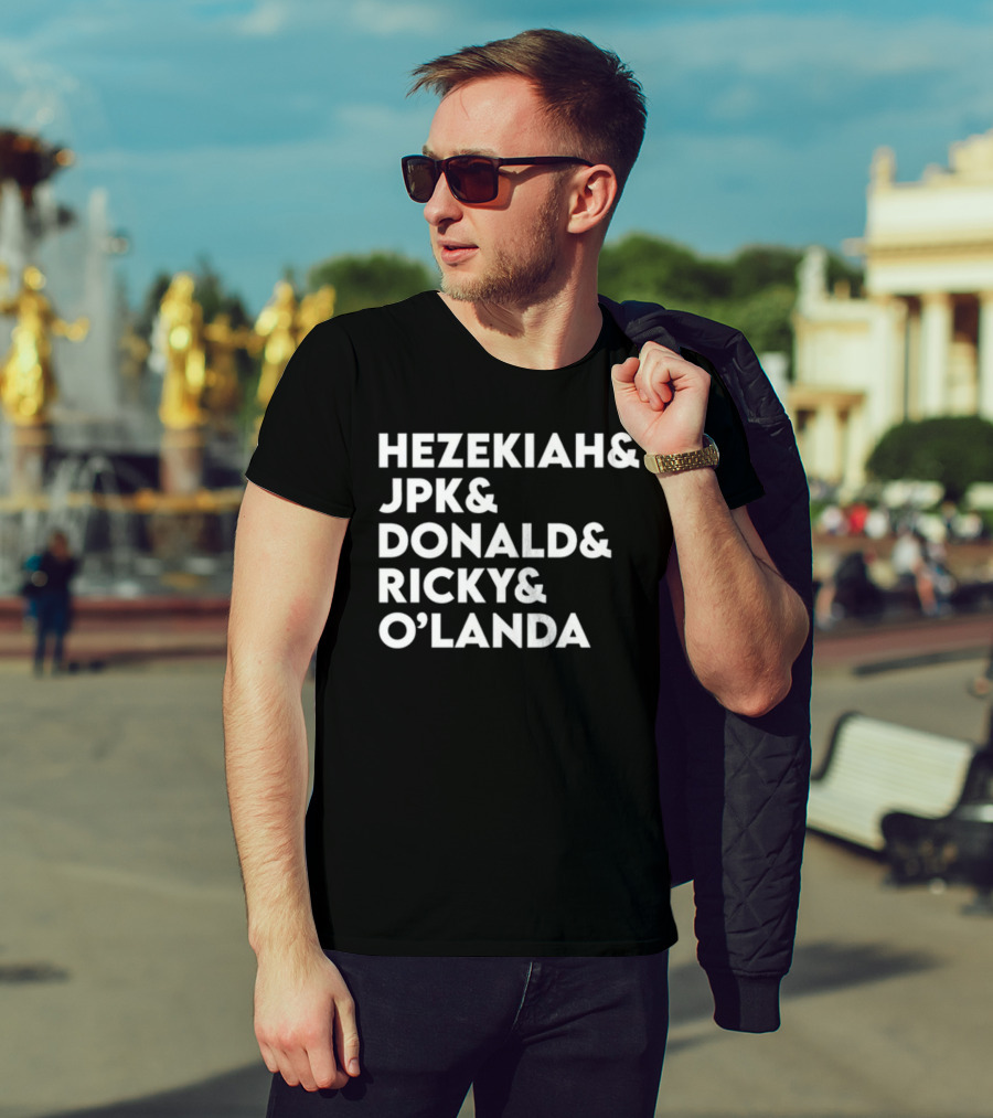 Hezekiah And Jpk And Donald And Ricky And O'landa New T-Shirt