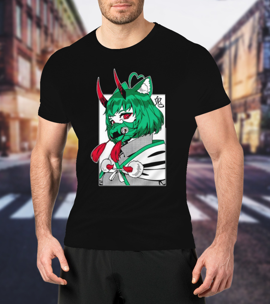 Girl Dm Bundle Anime Style Masked Character Birthday T-Shirt