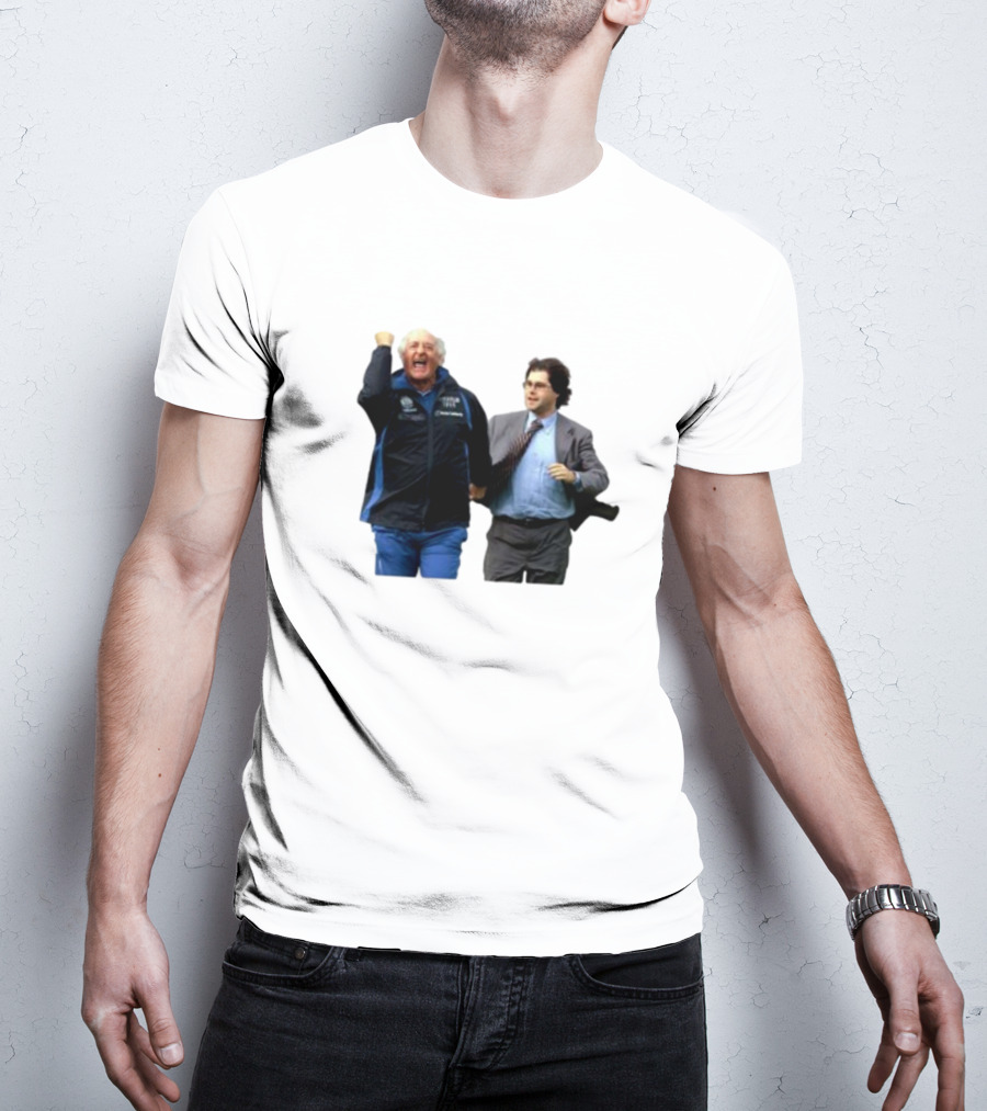 Mazzone Celebrating Sprint Brescia Atalanta Memorable Moment T-Shirt