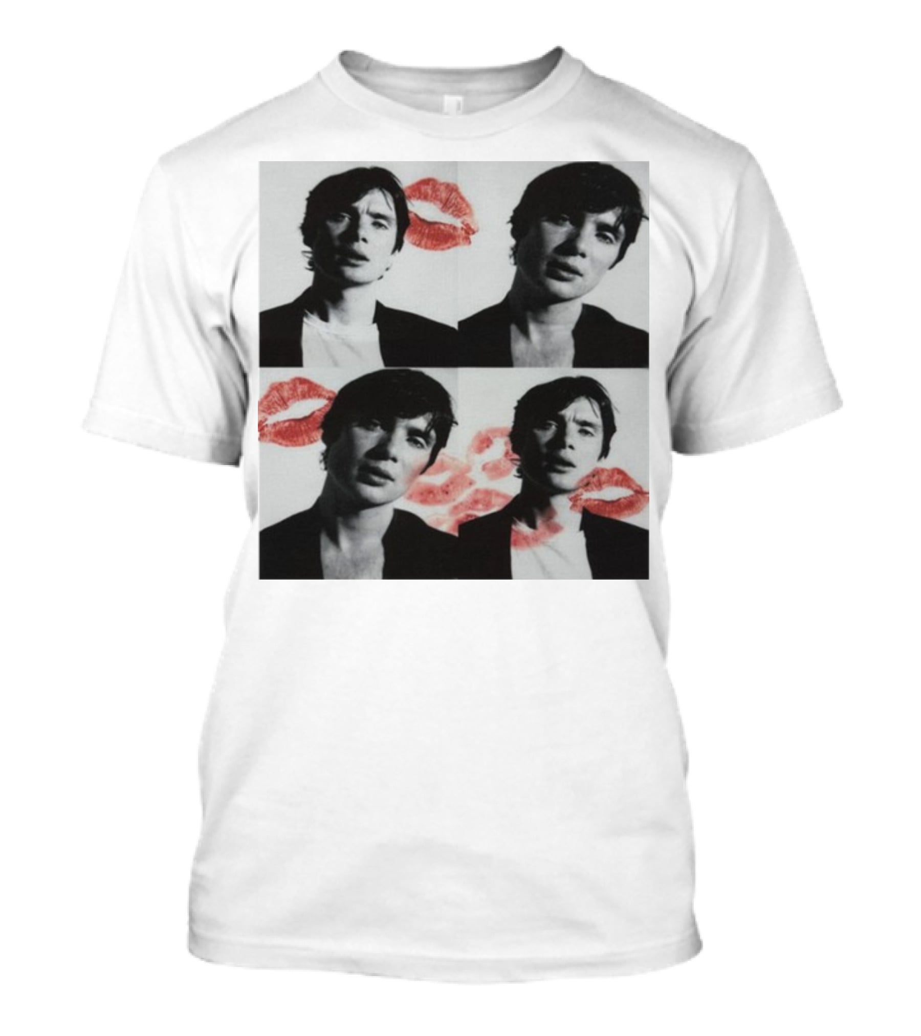 Mustardyardpress Cillian Photobooth Kiss Prints T-Shirt