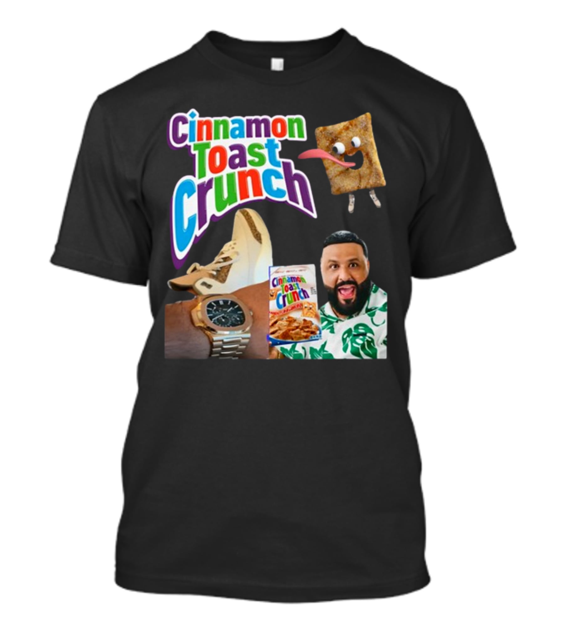 Cinnamon Toast Crunch Meme DJ Khaled Watch Sneakers Cereal T-Shirt
