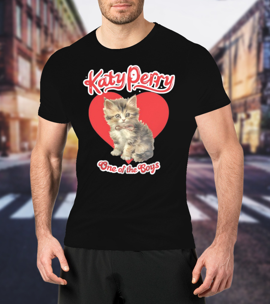 Katy Perry Cat One Of The Boys New T-Shirt