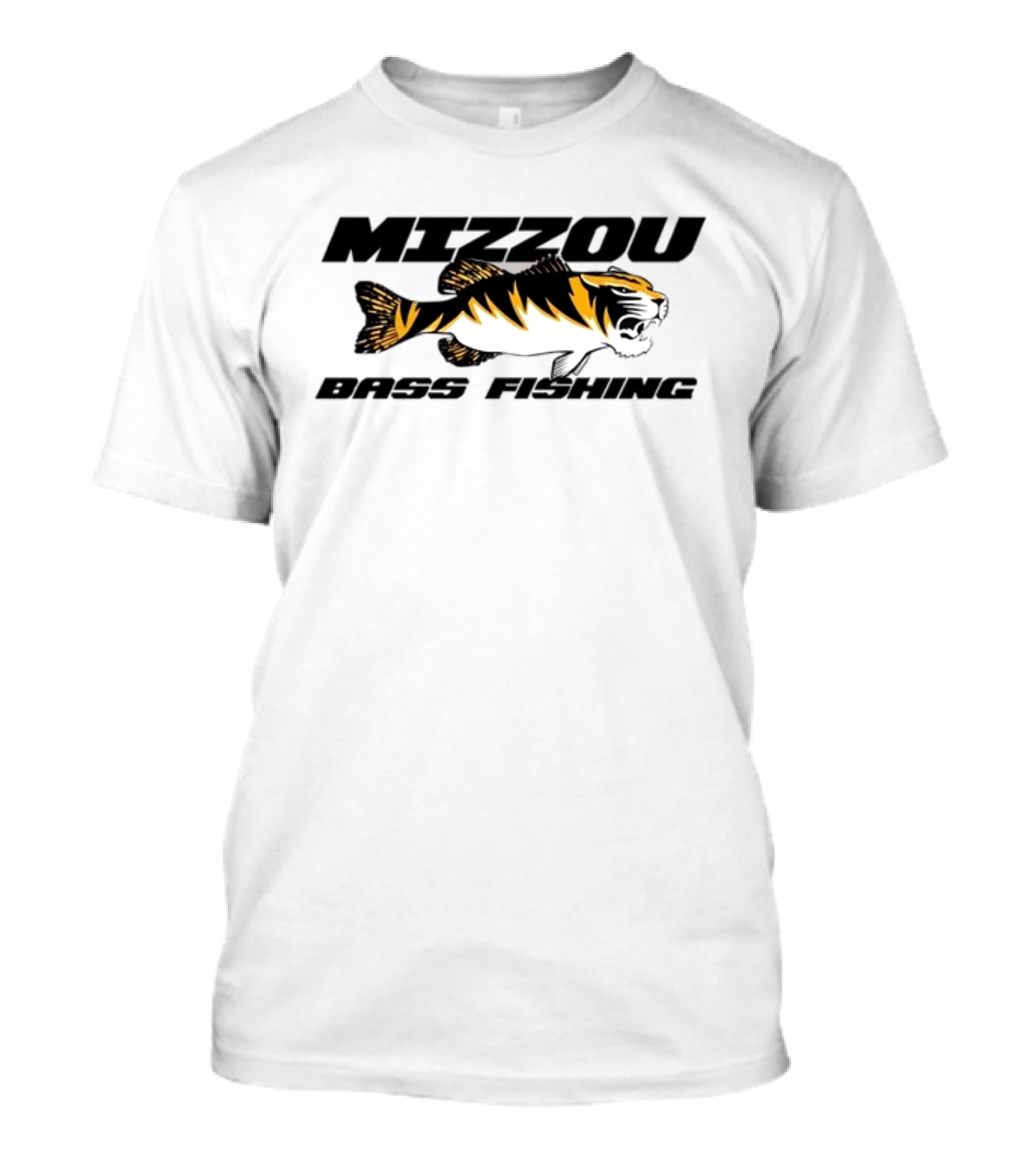 Mizzou Bass Fishing Tiger Stripe T-Shirt