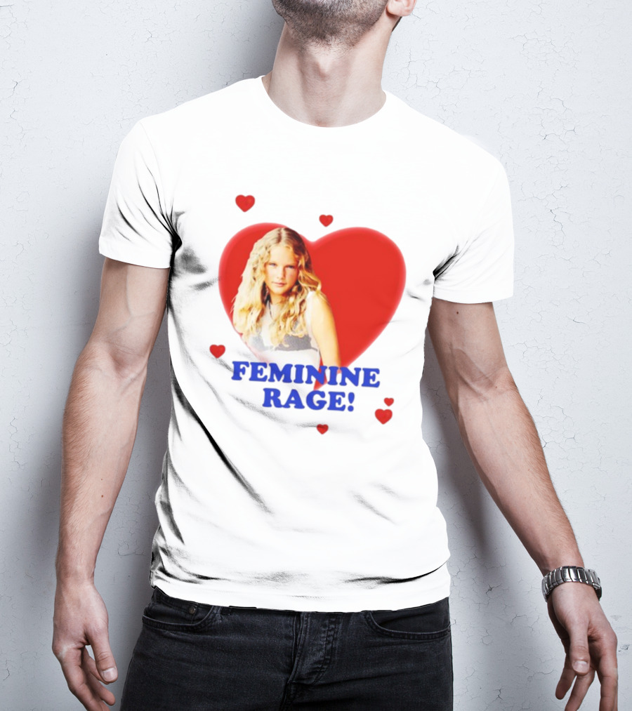 Feminine Rage Heart T-Shirt