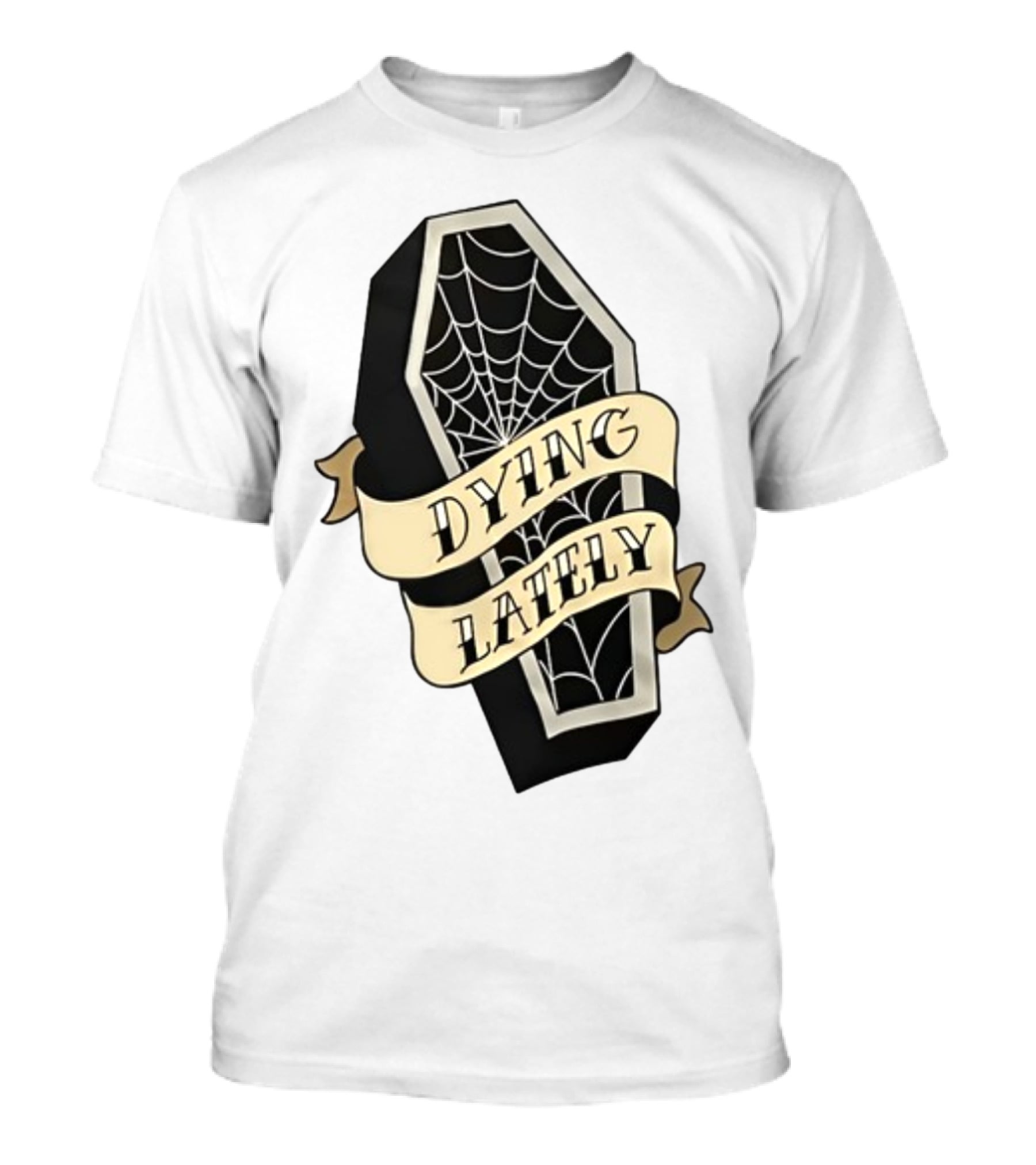 Iamjakehill Coffin Dying Lately Spiderweb T-Shirt
