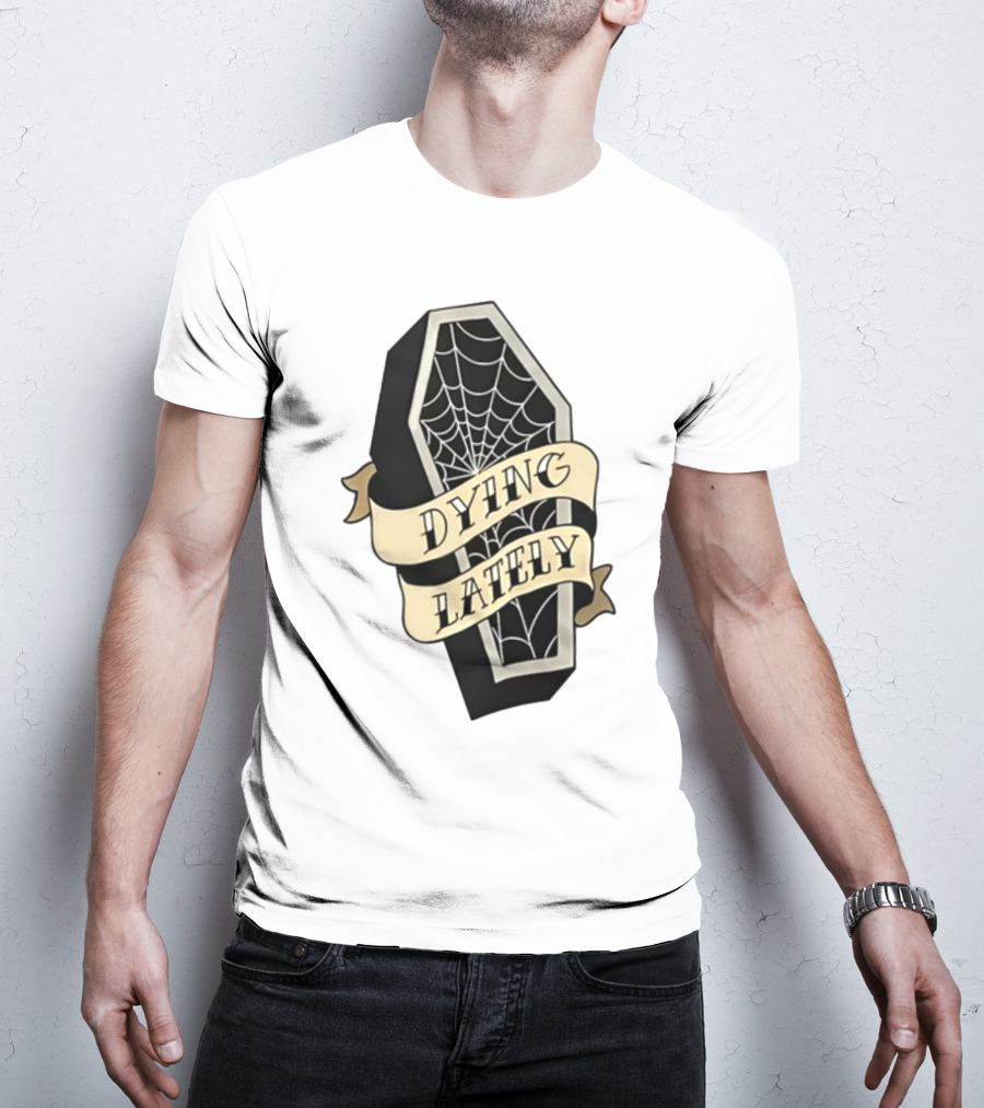Iamjakehill Coffin Dying Lately Spiderweb T-Shirt