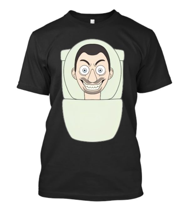 Skibidi Toilet Youtooz New Creepy Toilet Head Meme T-Shirt