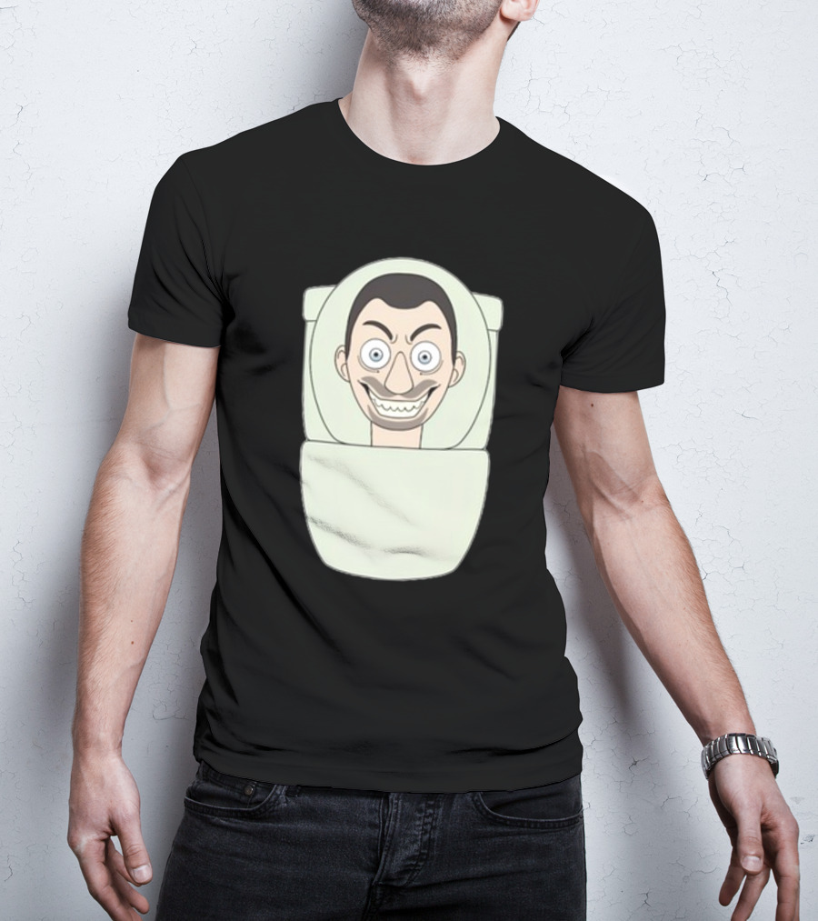 Skibidi Toilet Youtooz New Creepy Toilet Head Meme T-Shirt