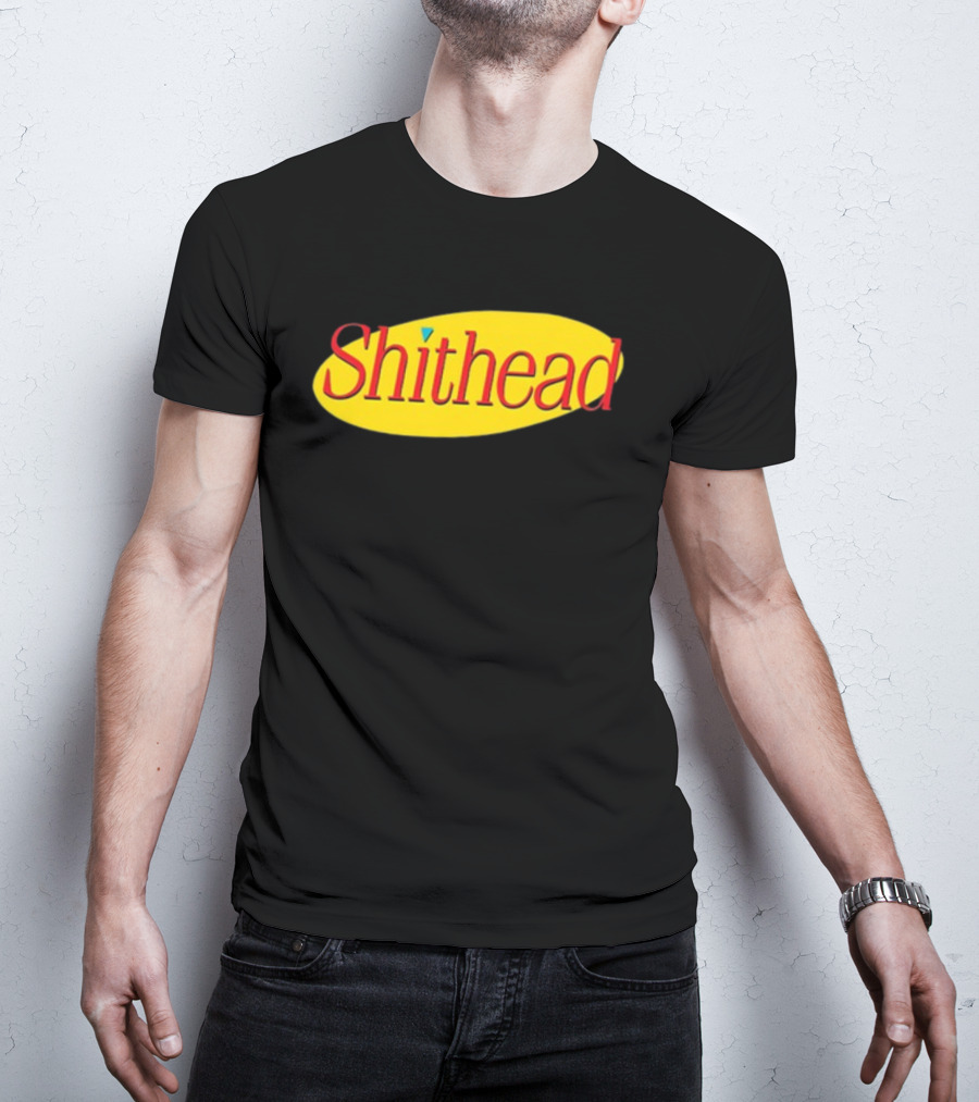 Shithead Yellow Oval T-Shirt