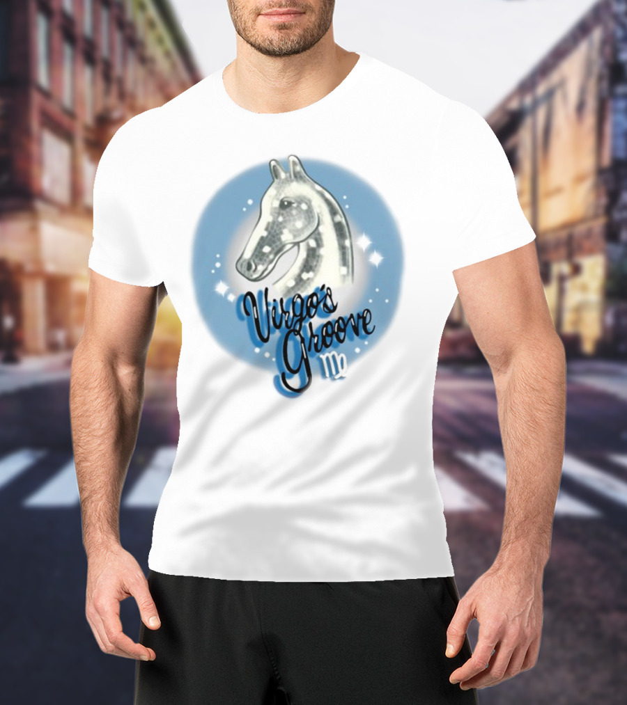 Virgo's Groove Disco Horse Party T-Shirt