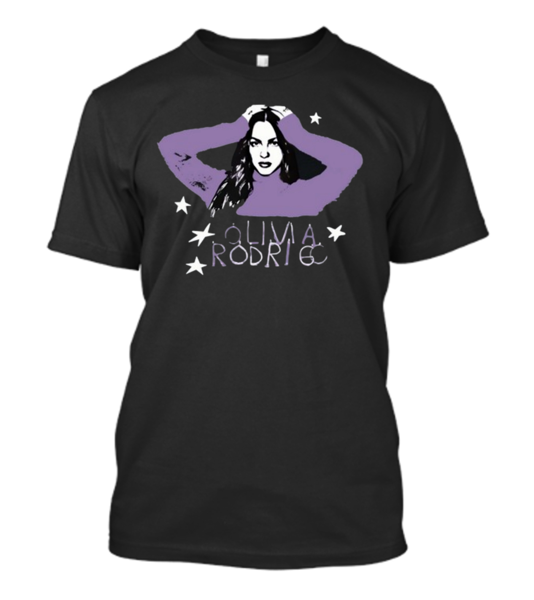 Concertleaks Olivia Rodrigo New Star Portrait Purple T-Shirt