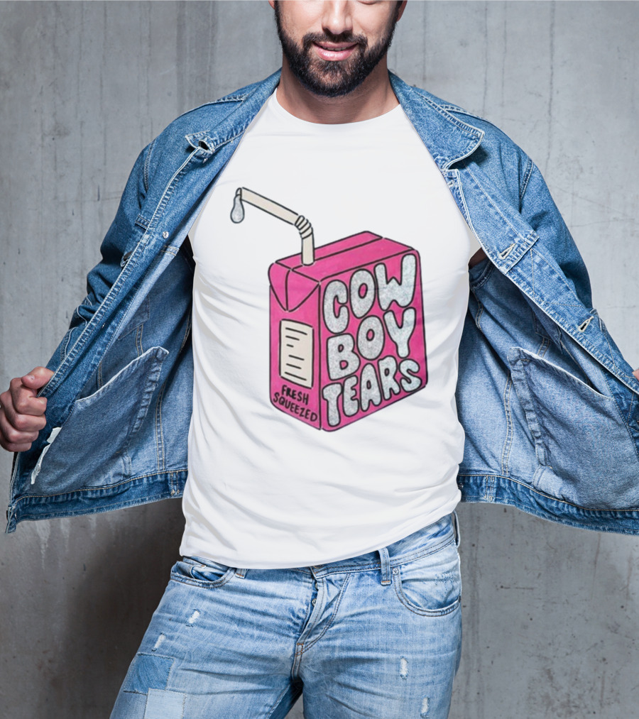 Cowboy Tears Fresh Squeezed Milk Carton T-Shirt