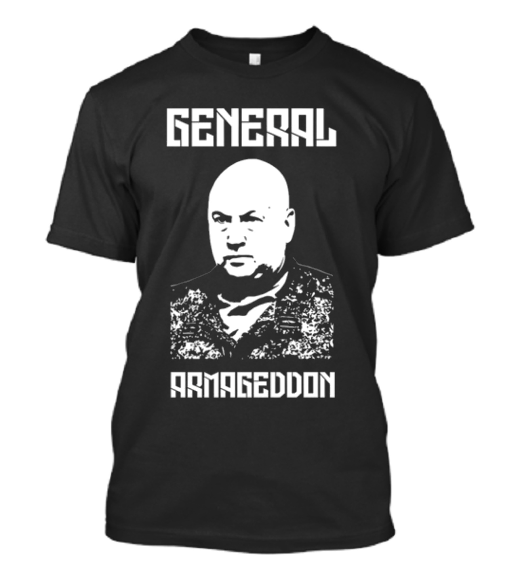 General Armageddon Gearbubble Bold Military Commander T-Shirt