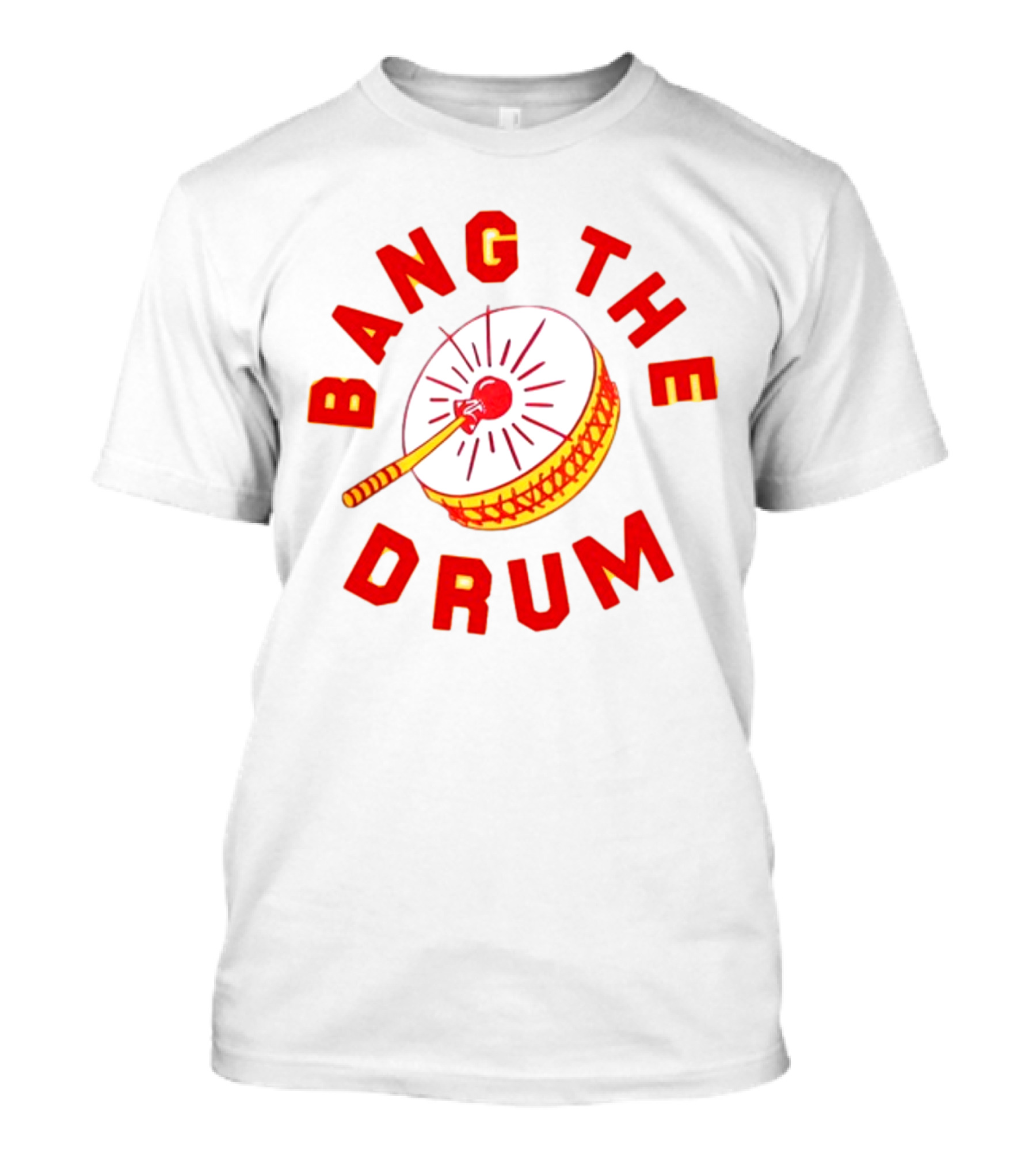 Bang The Drum Classic Percussion Icon T-Shirt