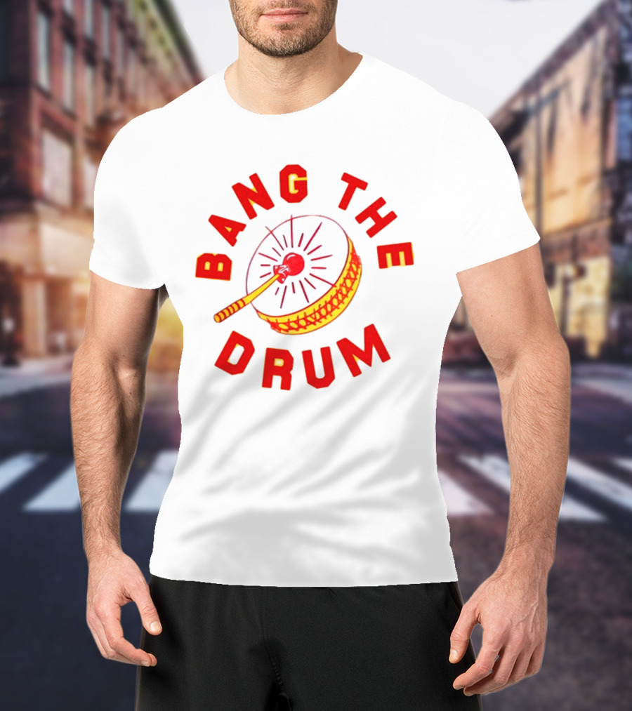 Bang The Drum Classic Percussion Icon T-Shirt