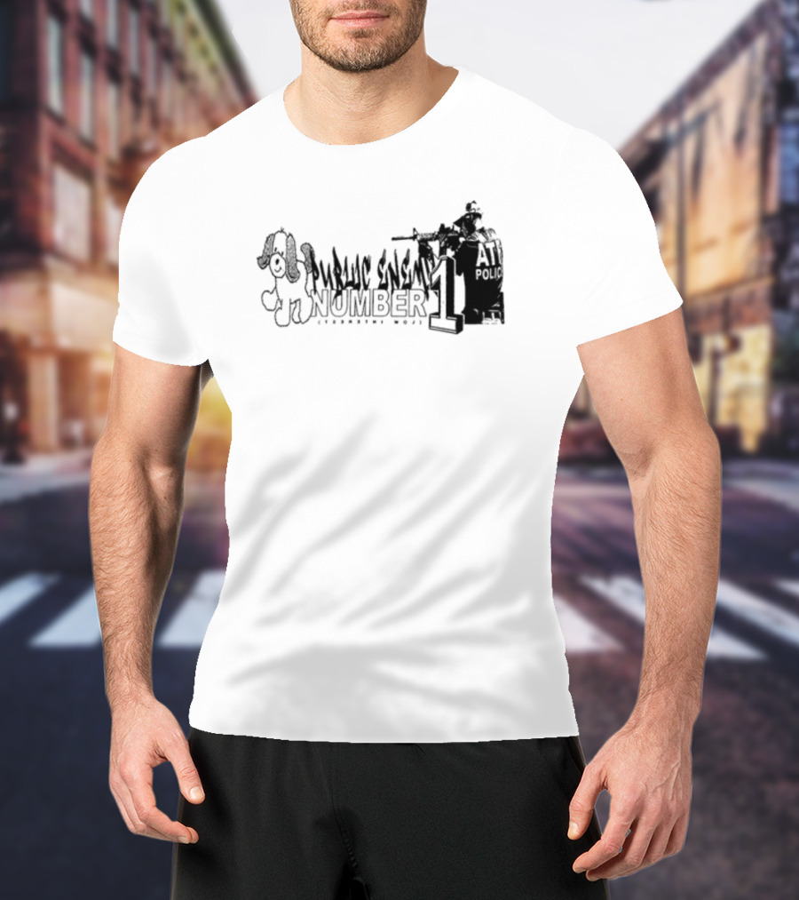 Lowinterestclothing Public Enemy Number One ATF Police Cartoon T-Shirt